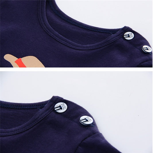 Conjunto de Roupa de Verão para Bebé – T-Shirt e Calções