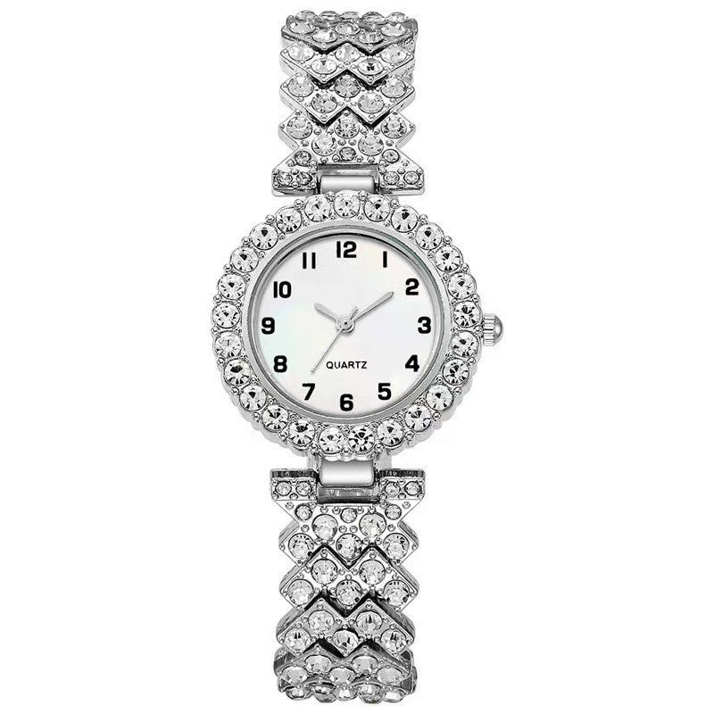 Conjunto Relógio Feminino + Pulseira Elegante