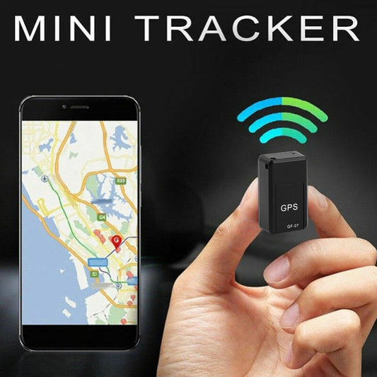 Mini Localizador GPS Magnético com Bateria Recarregável