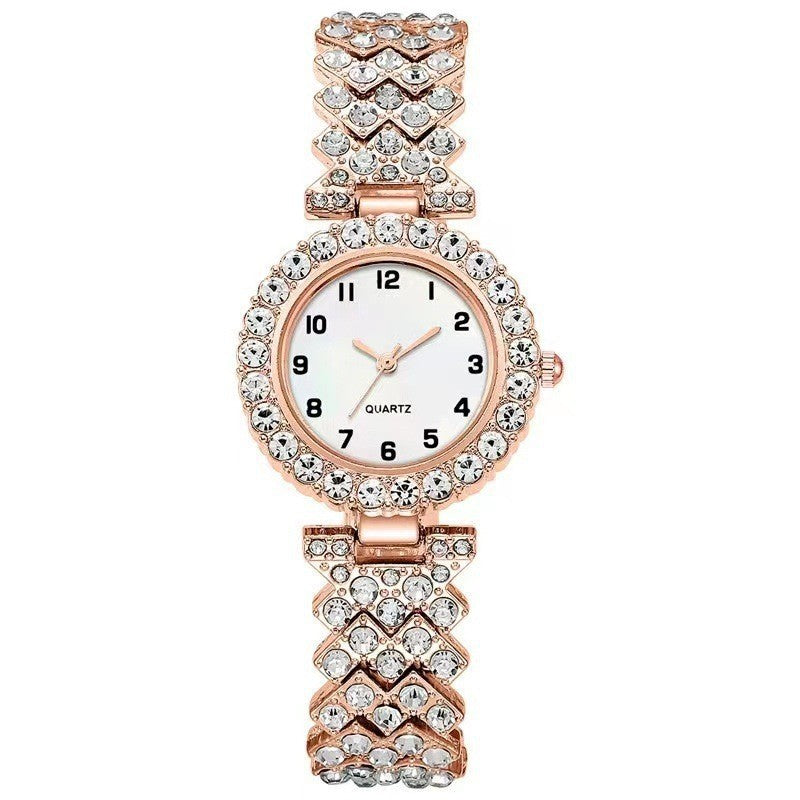 Conjunto Relógio Feminino + Pulseira Elegante