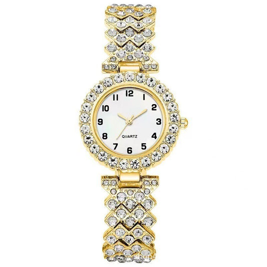Conjunto Relógio Feminino + Pulseira Elegante